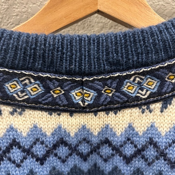 Vintage NORDSTRIKK Norway nordic wool metal clasp cardigan sweater LARGE - Picture 7 of 16